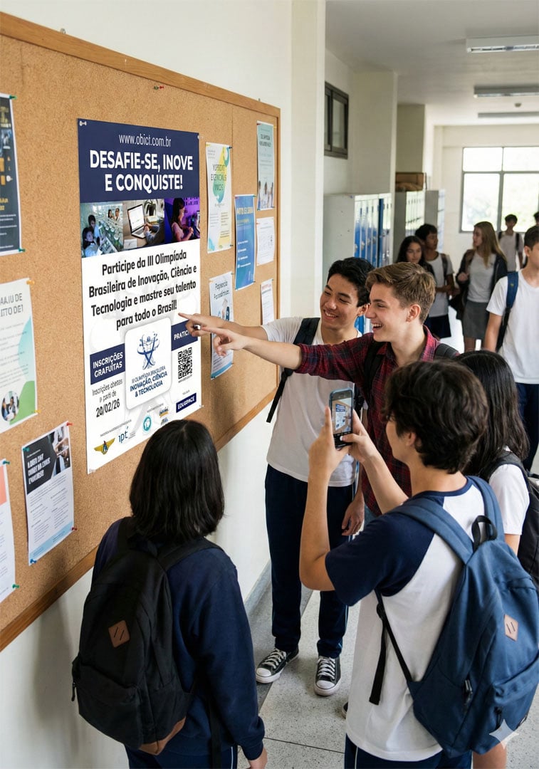 Baixe e imprima o cartaz da III OBICT